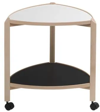 Thomsen Furniture Visit vagn - bok/melamin - naturlig bok - 55x50x50 cm