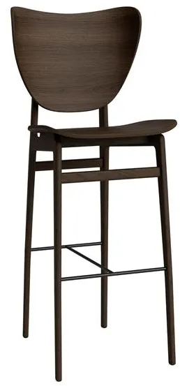 NORR11 Elephant Barstol H75 cm Mörkbetsad Ek