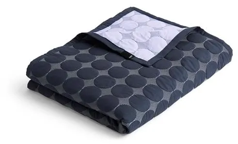 HAY Mega Dot Organic Sängöverkast 235x245 Midnight Blue