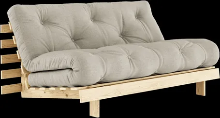 Karup Design Roots Bäddsoffa med Madrass 160x200 914 Lin/Pine